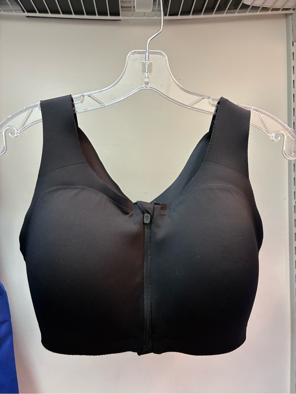 lululemon athletica Black Front-Zip Support Sports Bra
